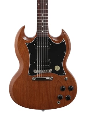 Gibson SG Tribute Natural Walnut with Soft Case Body View
